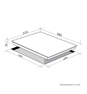 ILVE ILGP64BV 60cm Natural Gas Cooktop