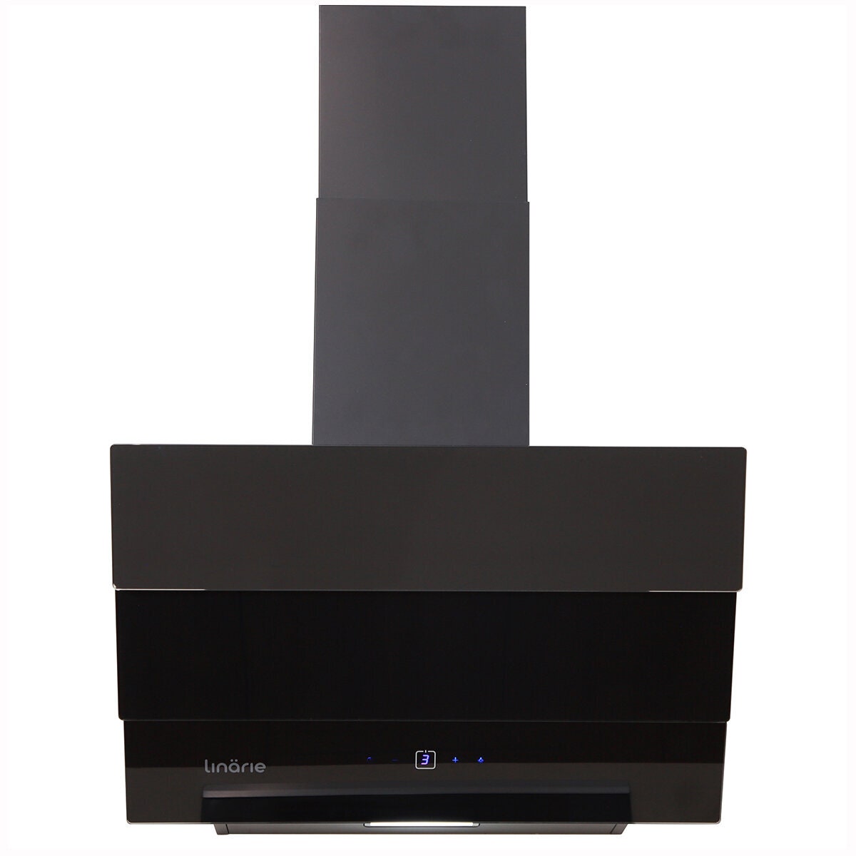 Linarie 60cm Gruissan Black Canopy Rangehood RAHSL60B3