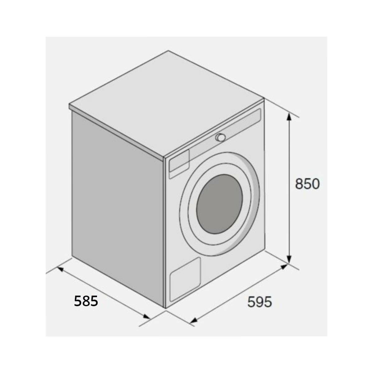 ASKO 8 kg Front Load Washing Machine W2084C – view 4
