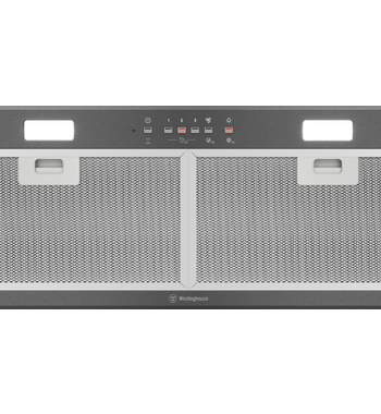 Westinghouse 86cm Integrated UnderMount Rangehood with Hob2Hood Dark Stainless Steel WRI825BC