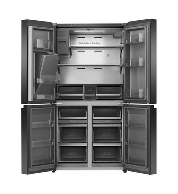 Hisense 585L PureFlat Eclipse Refrigerator Dark Stainless Steel HRCD586TBWB – gallery image 2