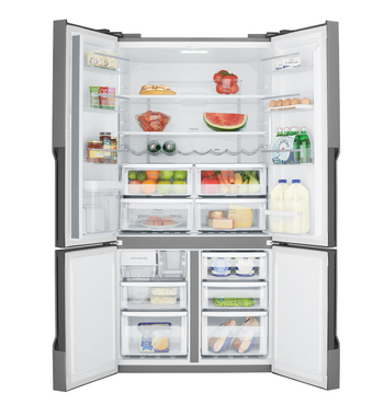 Westinghouse 564L French Quad Door Refrigerator with Water Dispenser Stainless Steel WQE5660SA