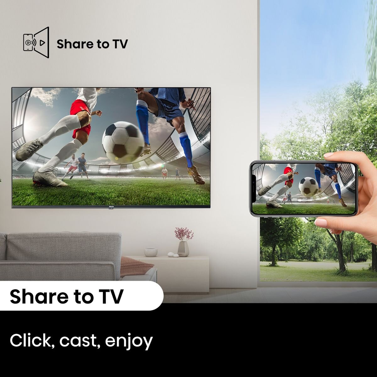 Hisense 50 Inch Q6NAU 4K QLED Smart TV 50Q6NAU