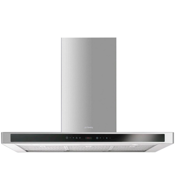 Smeg SHWL900B 90cm Linea Aesthetic Canopy Rangehood – product image