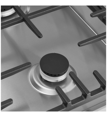 Omega 90cm Natural Gas Cooktop with Wok Burner Stainless Steel OCG905WX