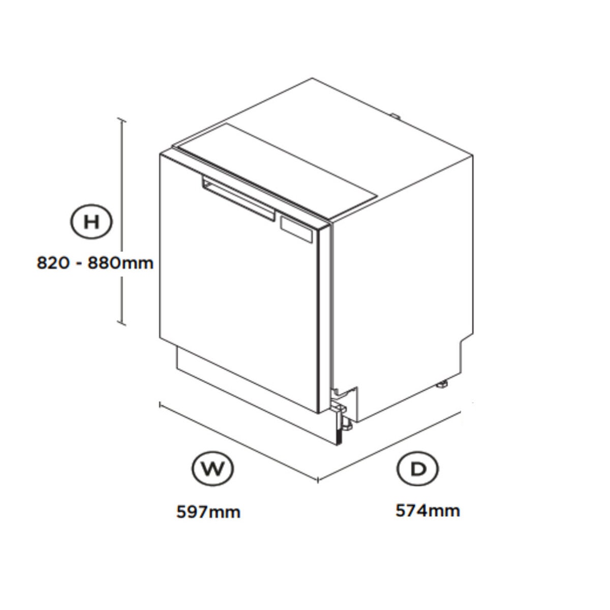 Fisher & Paykel Built Under Dishwasher DW60UN4B2 – view 7