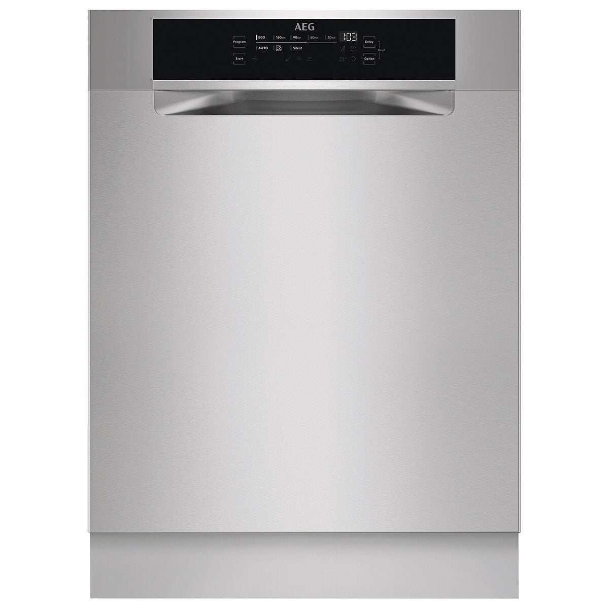 AEG 60cm ComfortLift Built Under Dishwasher - Stainless Steel FFE93800PM