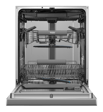 Haier 60cm Built Under Dishwasher with Steam Satina Silver HDW15U3S1 – image 2
