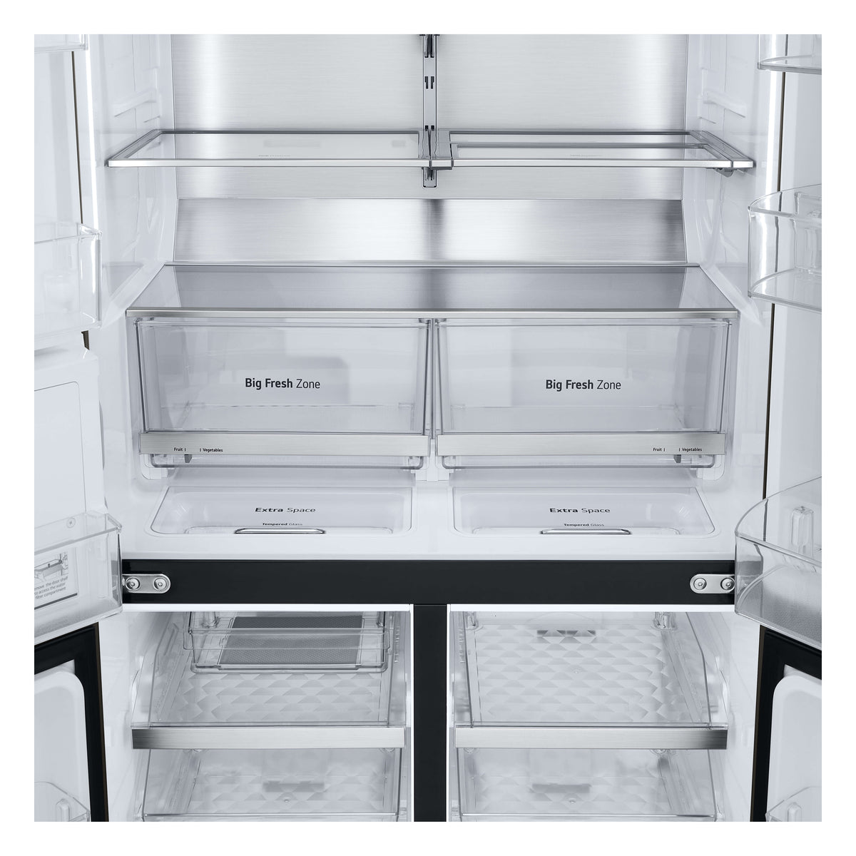 LG 642L Instaview French Door Fridge Black Steel GF-V700BSLC — product image 29