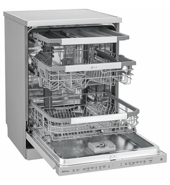 LG Quadwash Freestanding Dishwasher XD3A15NS