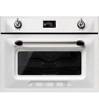 Smeg 45cm Victoria Aesthetic Compact Combi-Steam Oven SFA4920VCB – product image