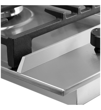 Omega 90cm Natural Gas Cooktop with Wok Burner Stainless Steel OCG905WX