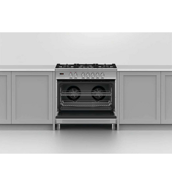 Fisher & Paykel 90cm Series 5 Freestanding Dual Fuel Cooker Stainless Steel OR90SCG1X1