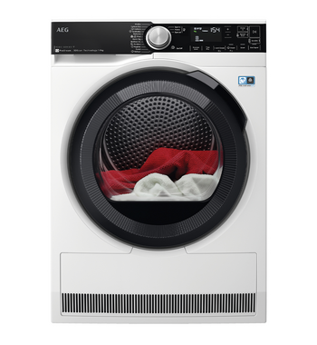 AEG 9000 Series 9kg Heat Pump Dryer with ProSteam and 3D Scan T959M6ORS – product image