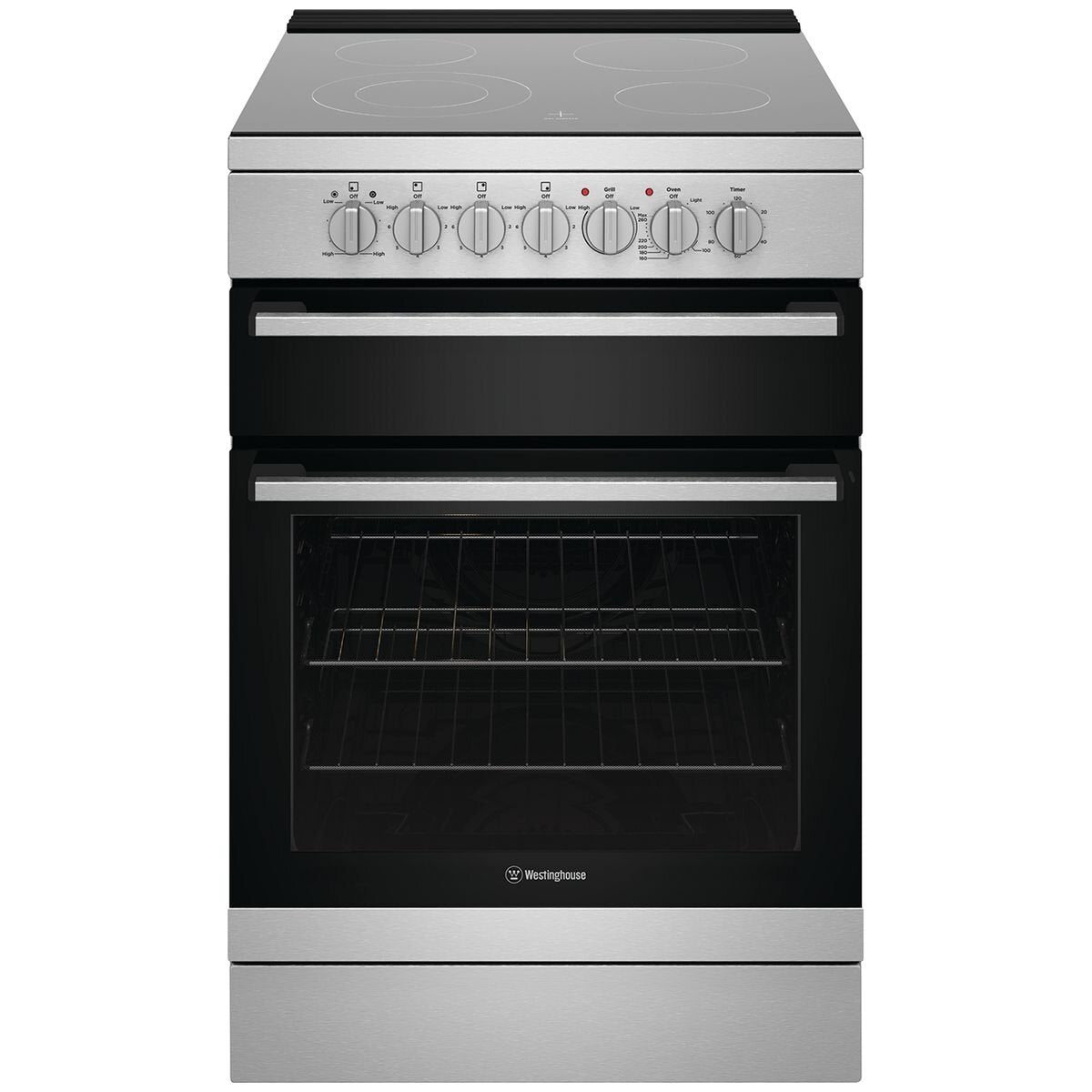 Westinghouse 60cm Electric Freestanding Oven-Stainless Steel WFE642SCB