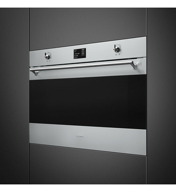 Smeg 90cm Classic Aesthetic Pyrolytic Built-In Oven SFP9395X1