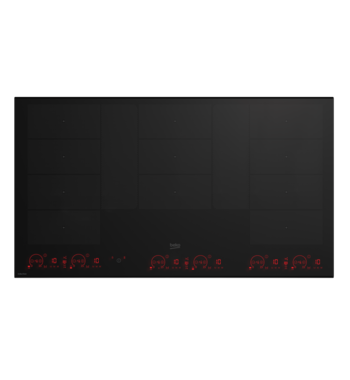 Beko 90cm Built-In Flexy Induction Cooktop with Luminous Control BCT904IG