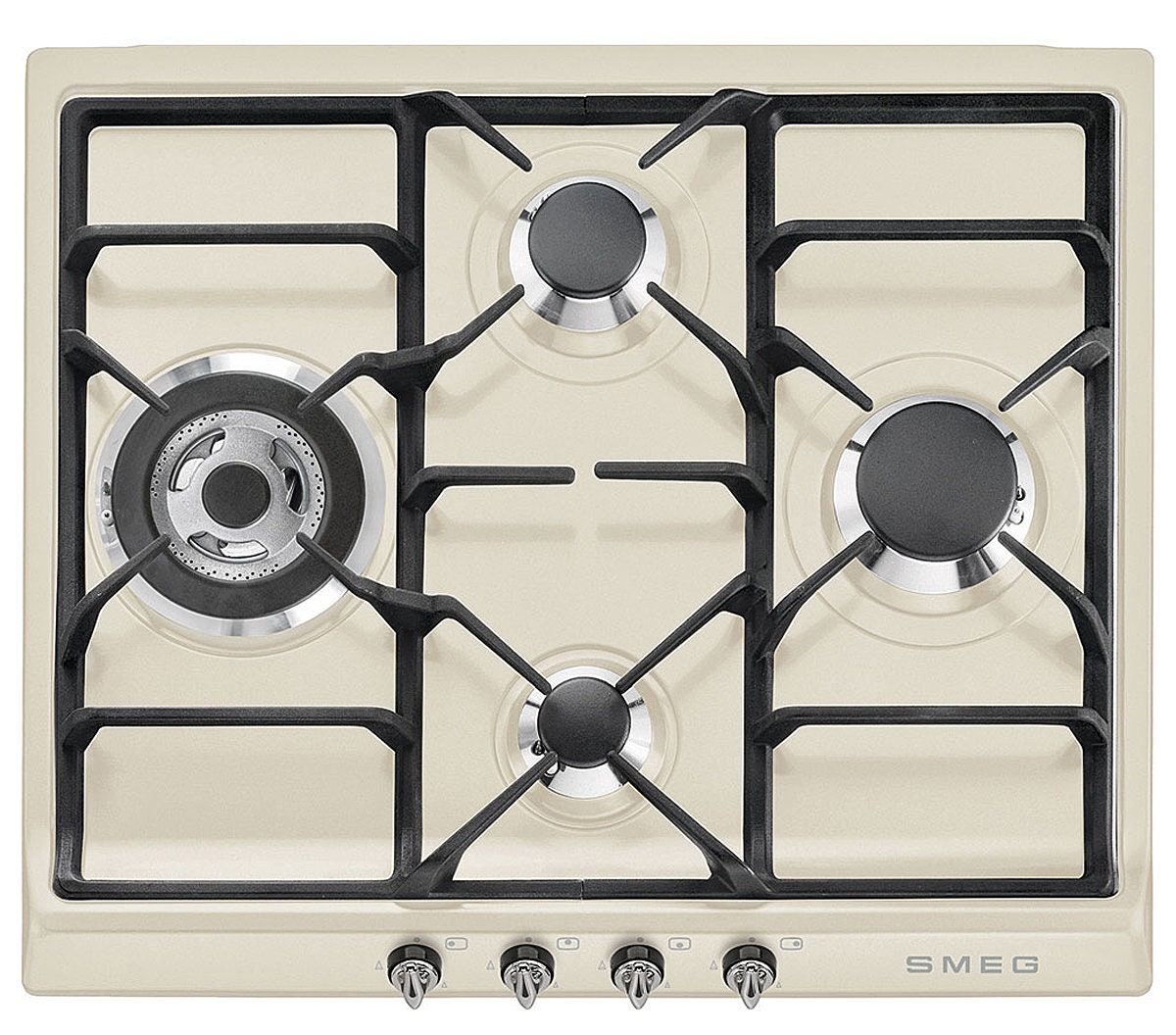 Smeg SRA964PGH 60cm Victoria Aesthetic Natural Gas Cooktop