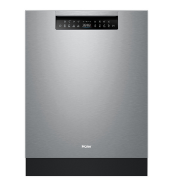 Haier 60cm Built Under Dishwasher with Steam Satina Silver HDW15U3S1 – image 1