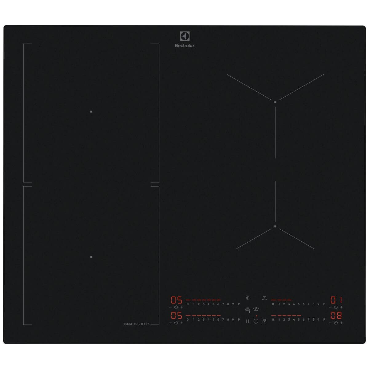 Electrolux 60cm Series 800 Induction Cooktop Matte Black KIS67453IT