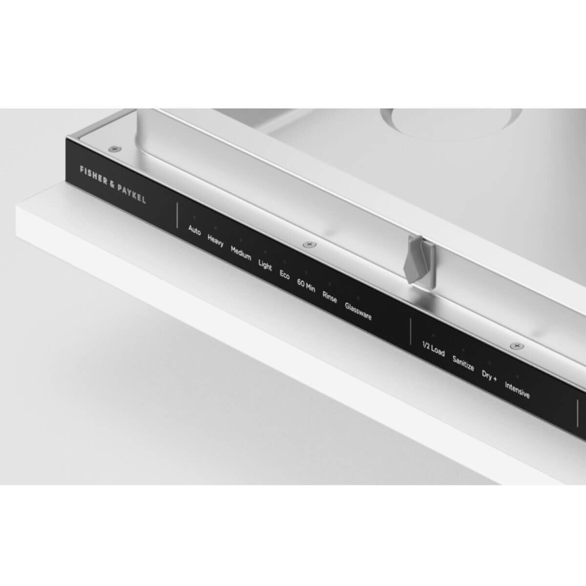 Fisher & Paykel Series 9 Contemporary Built Under Dishwasher with Sanitise Black DW60UNT4B2