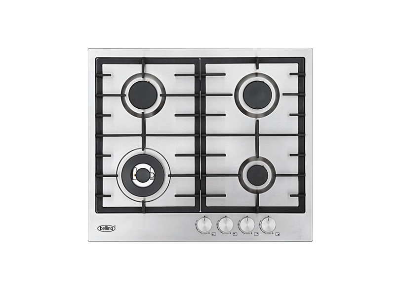 Belling 60cm 4 Burner Gas Cooktop Stainless Steel BDC604S