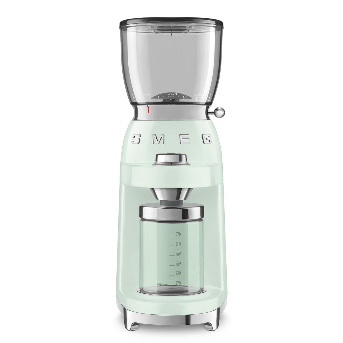 Smeg Coffee Grinder Pastel green 50's Style CGF11PGAU
