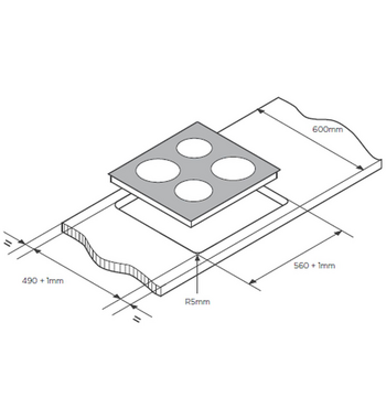 Westinghouse 70cm Ceramic Cooktop WHC742BC – gallery image 3