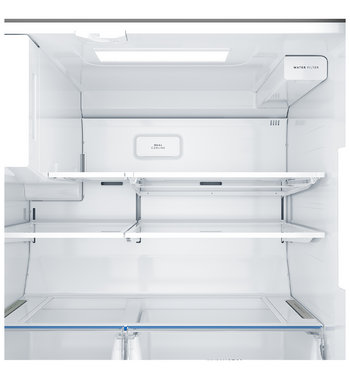 Westinghouse 609L Quad Door Fridge with Ice and Water Door Dispenser Matte Black WQE6170BB