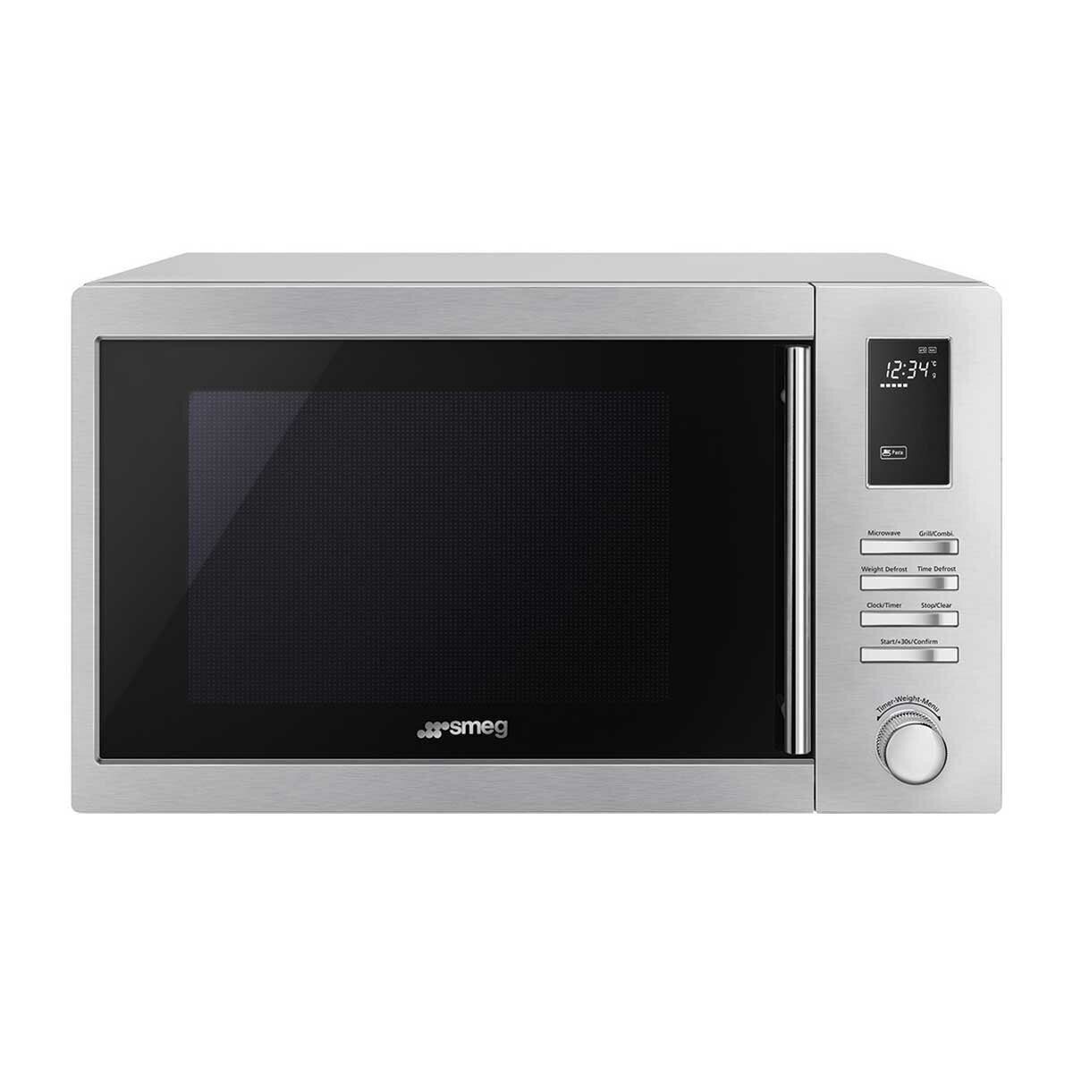 Smeg 34L 1000W Microwave Oven with Grill SA34MX
