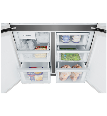 Westinghouse 564L French Quad Door Refrigerator with Water Dispenser Stainless Steel WQE5660SA
