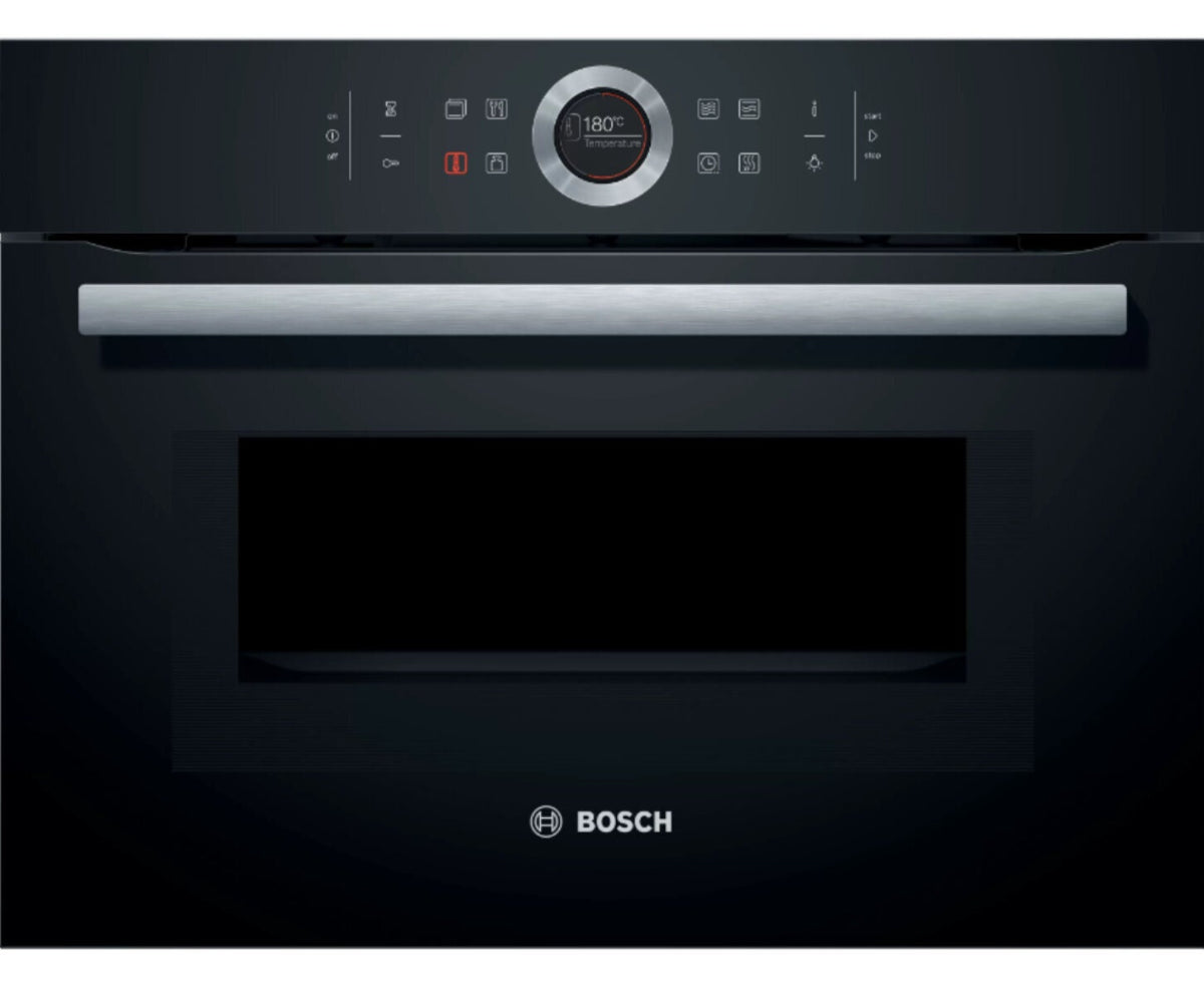 Bosch Serie 8 60cm Compact Combi-Microwave Oven 900W CMG633BB1A