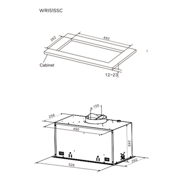 Westinghouse 52cm Integrated Rangehood Stainless Steel WRI515SC – gallery image 6