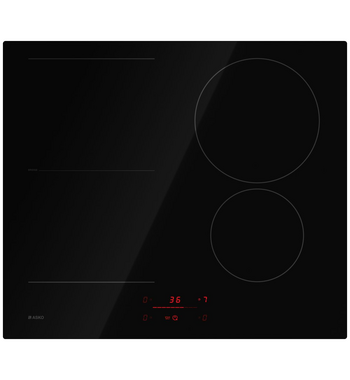 ASKO 60cm 4 Zone Bridge Induction Cooktop - Black HI2642FBG1