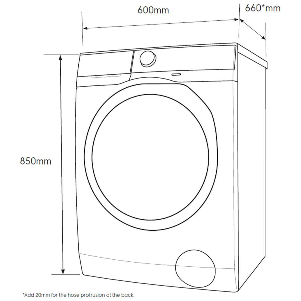 Electrolux 10kg Front Load Washing Machine with Autodose EWF1041R9WB