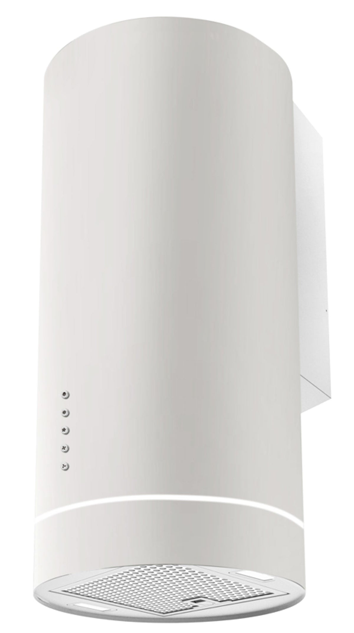 Casa 35cm Cylinder Wall Mount Rangehood White CYLCA35W