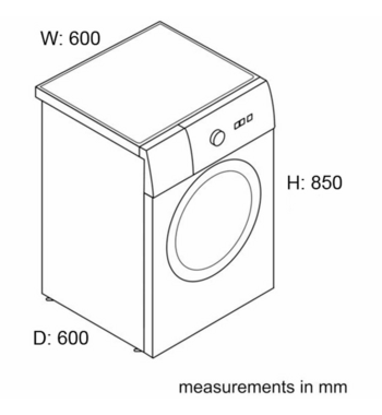 AEG 8kg 6000 Series Front Load Washing Machine - White LF6ES8431A – gallery image 10