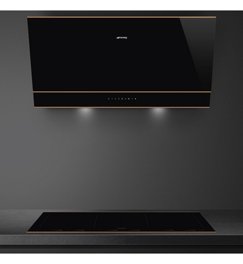 Smeg 90cm Dolce Stil NOVO Vertical Rangehood KV694R