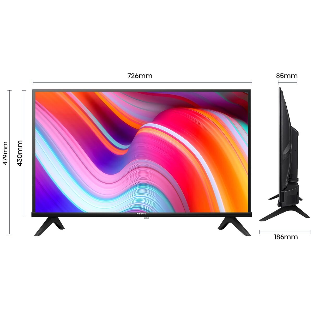Hisense 32 Inch A4K HD Smart LED TV 32A4KAU