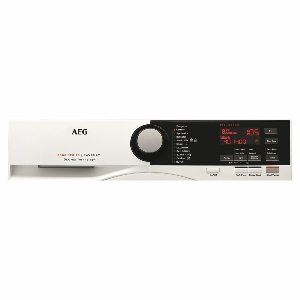 AEG LF8E8411A 8kg 8000 Series Front Load Washing Machine — product image 2