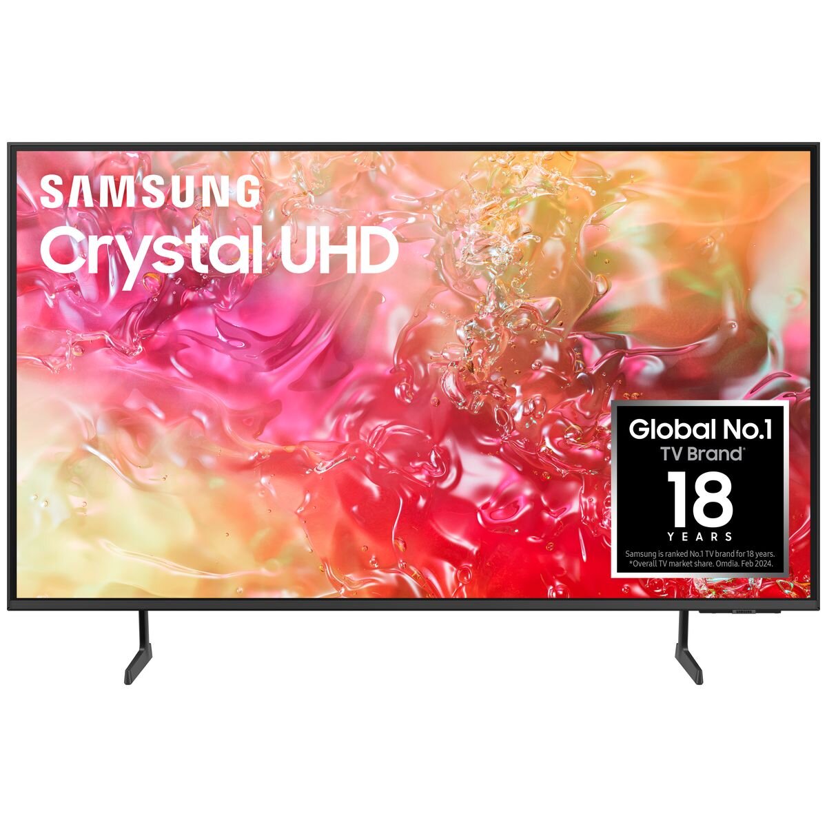 Samsung 50 Inch DU7700 Crystal UHD 4K Smart TV UA50DU7700WXXY