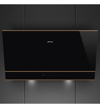 Smeg 90cm Dolce Stil NOVO Vertical Rangehood KV694R