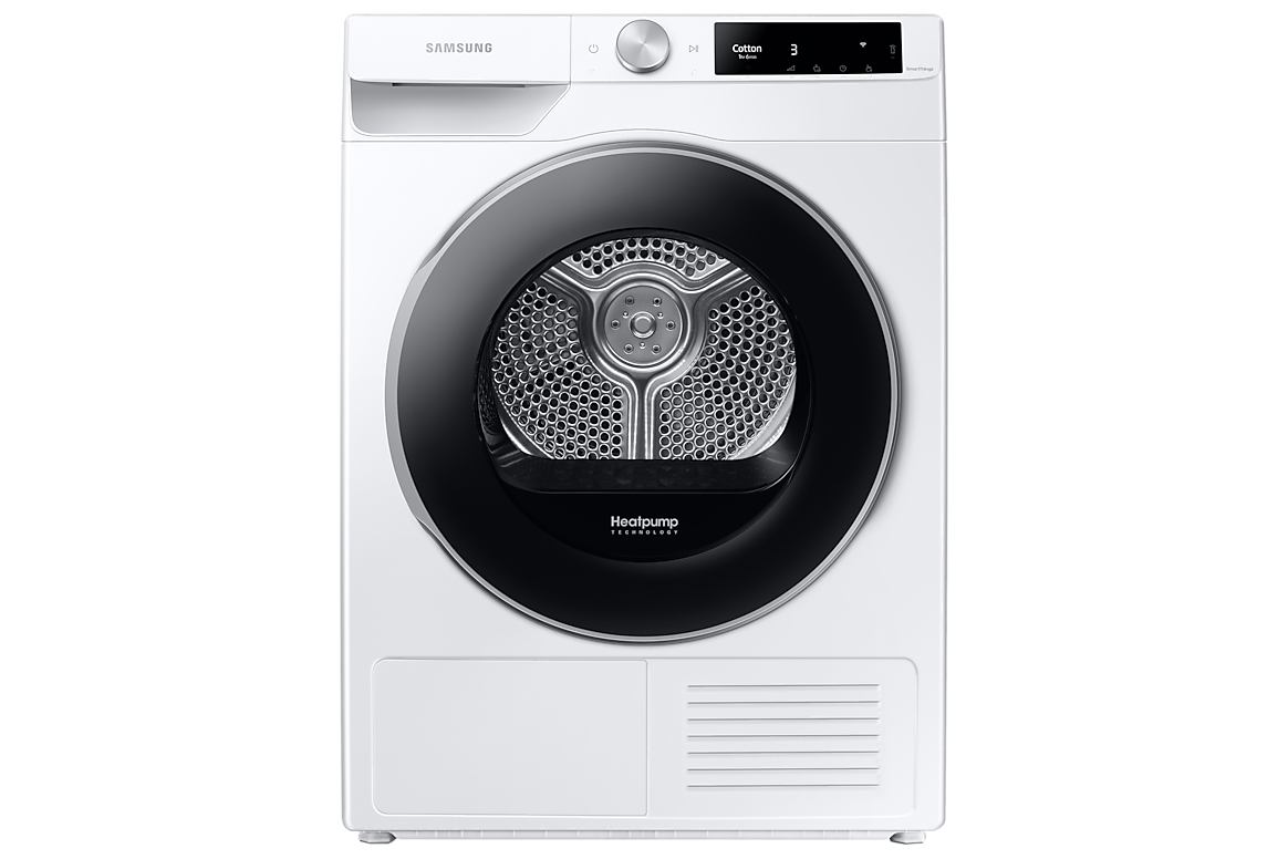 Samsung 9kg Smart Heat Pump Dryer White DV91T6440LE