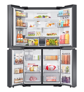 Samsung 648L 4 Door French Door Frost Free Fridge Black SRF7400BB