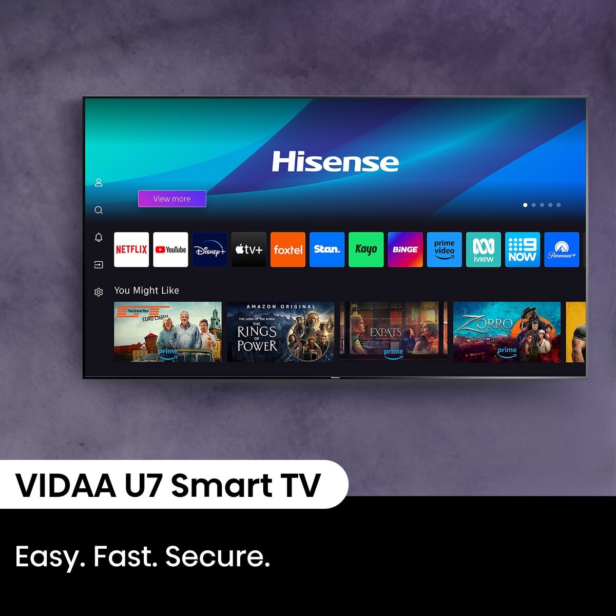 Hisense 50 Inch Q6NAU 4K QLED Smart TV 50Q6NAU
