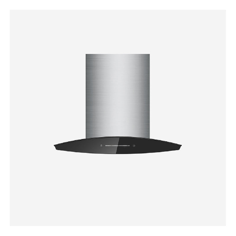 Robinhood 60cm Rangehood Stainless Steel / Black Glass RHWC60TG