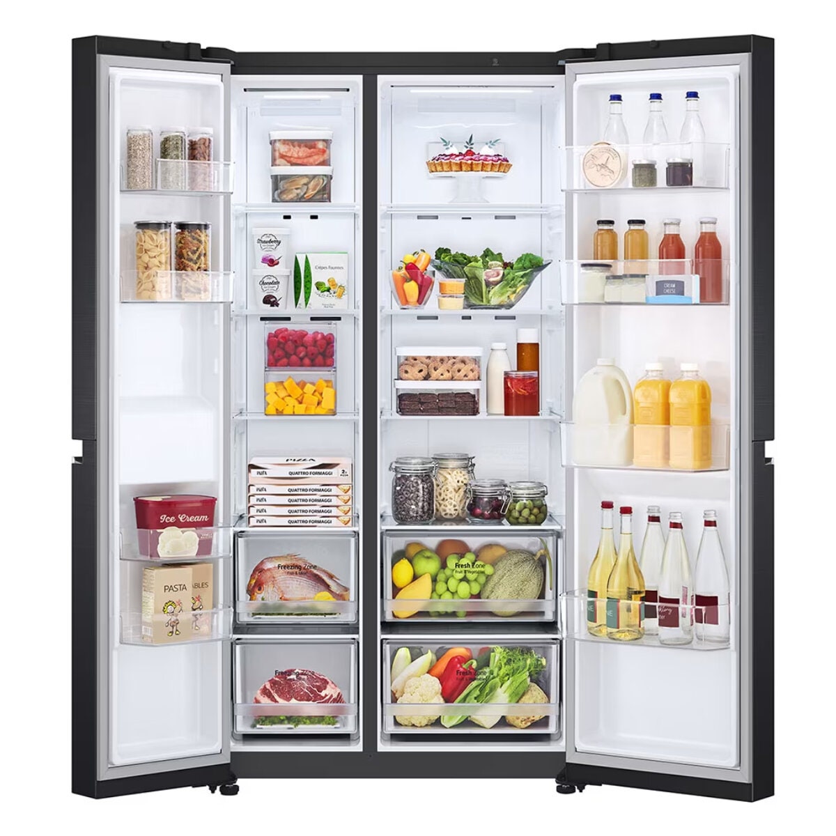 LG 655L Side by Side Fridge GS-B655MBL — product image 6
