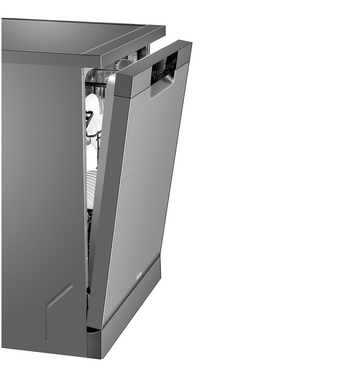 Haier 60cm Freestanding Dishwasher Satina Silver HDW15F2S1 – gallery image 4