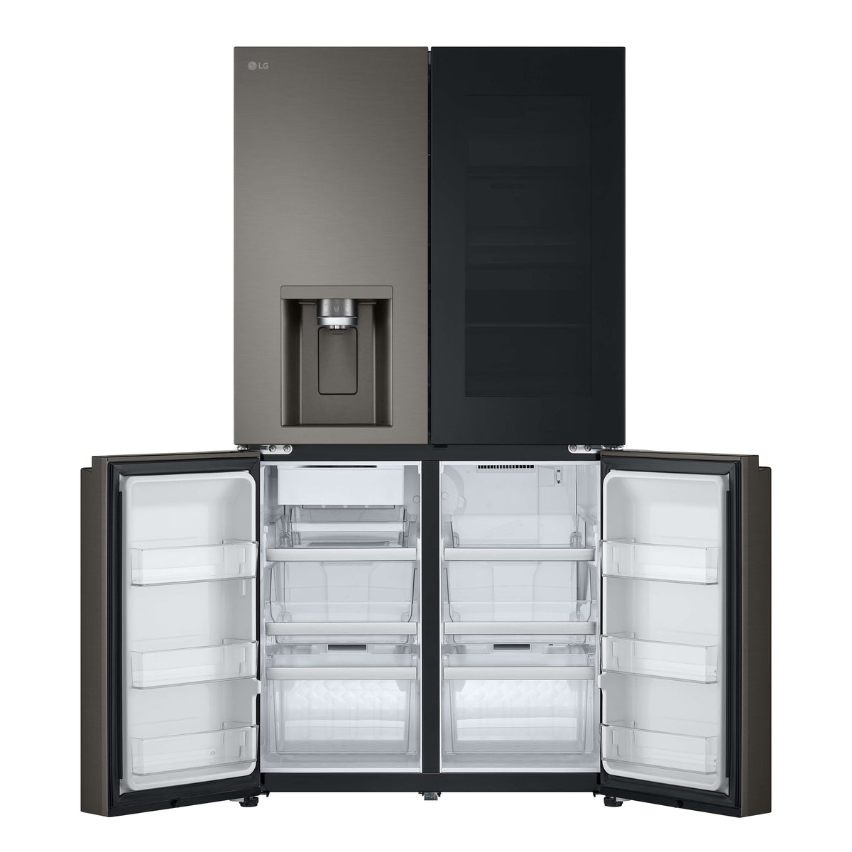 LG 642L Instaview French Door Fridge Black Steel GF-V700BSLC — product image 11