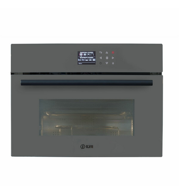 ILVE 60cm Grigio Lusso Compact Combi-Microwave Oven ILCM45GV